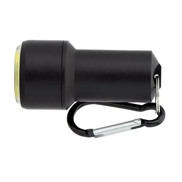 Mini COB Flashlight with Carabiner