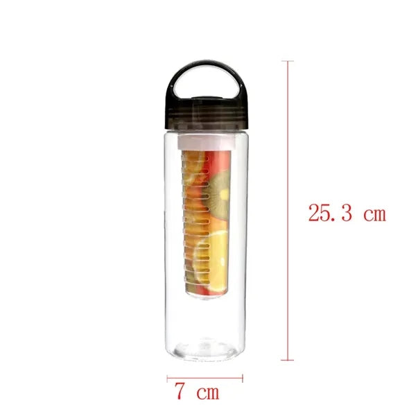 24 oz Plastic Fruit Water Sports Bottle