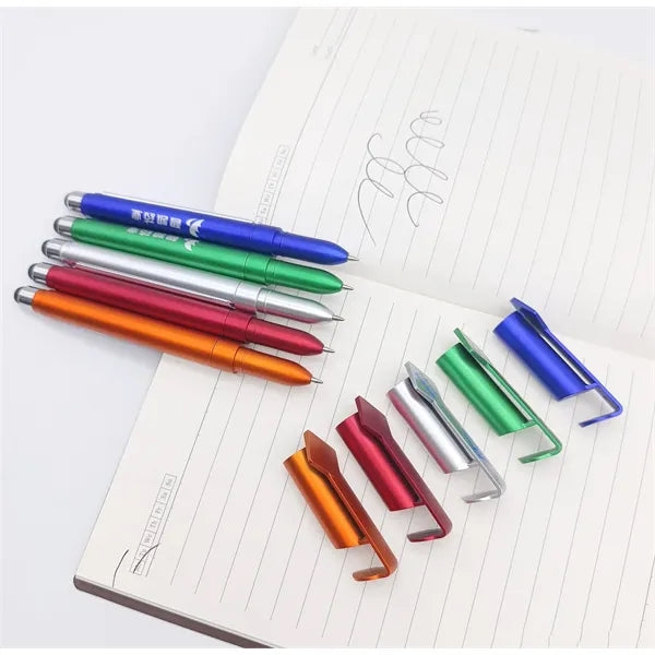 Multi-Function Gel Pen with Pull-Flag Advertising Design
