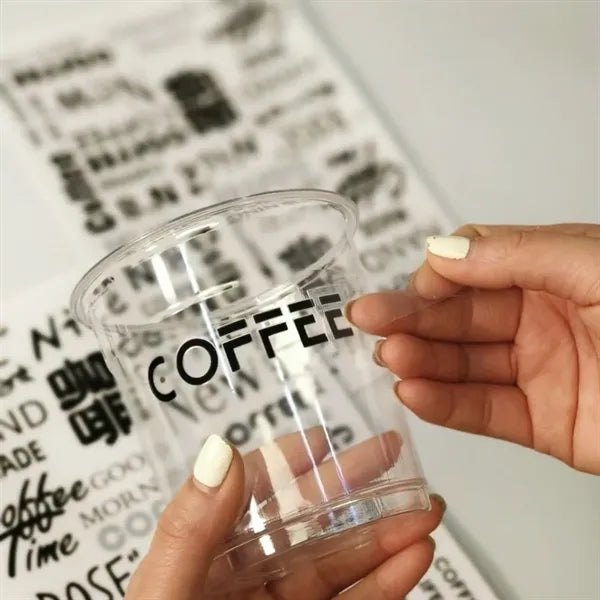 Peel and Stick Metal Logo Decal