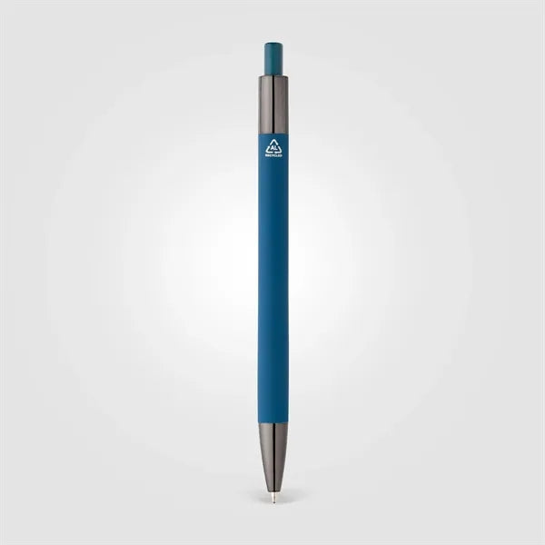 Malmo Recycled Aluminum Soft Touch Barrel Pen - Laser