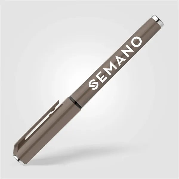 Islander Recycled Plastic Monochrome Gel Grip Pen
