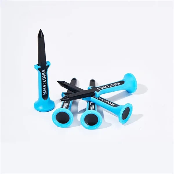 Golf Tee System Blue Black Pro Tees Combo 5Pack