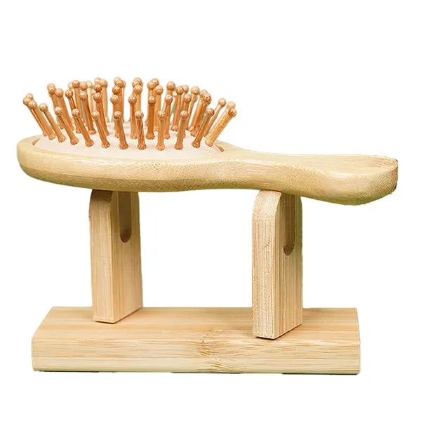 Mini Bamboo Hair Brush
