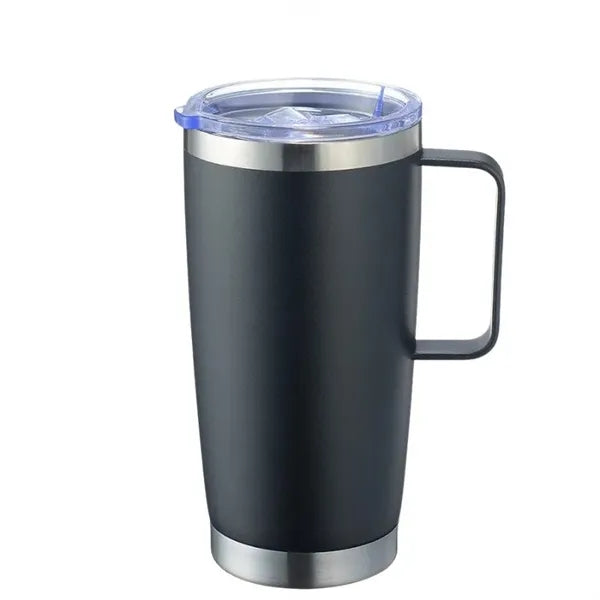 20 oz Insulated Coffee Mug with Lid and Handle