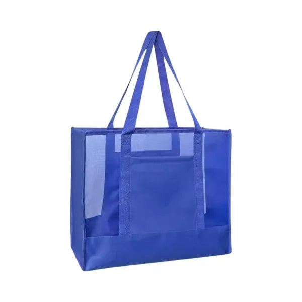 Large-Capacity Mesh Beach Tote Bag