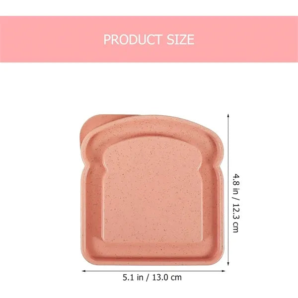 Eco-Friendly Toast Shape Sandwich Box