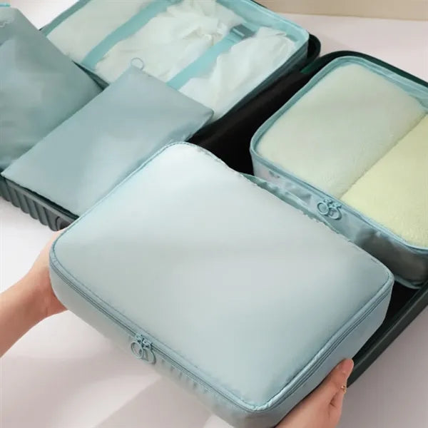 Eight piece set & triangle bag Travel Packing Cube Set