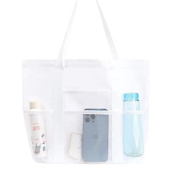 Waterproof Multi Pocket Tote Bag for Beach Shopping