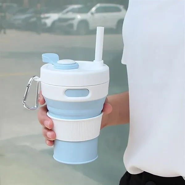 15 Oz. Collapsible Silicone Coffee Cup-Free Shipping