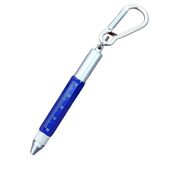 6-In-1 Multi Function Tool Pen With Key Chain