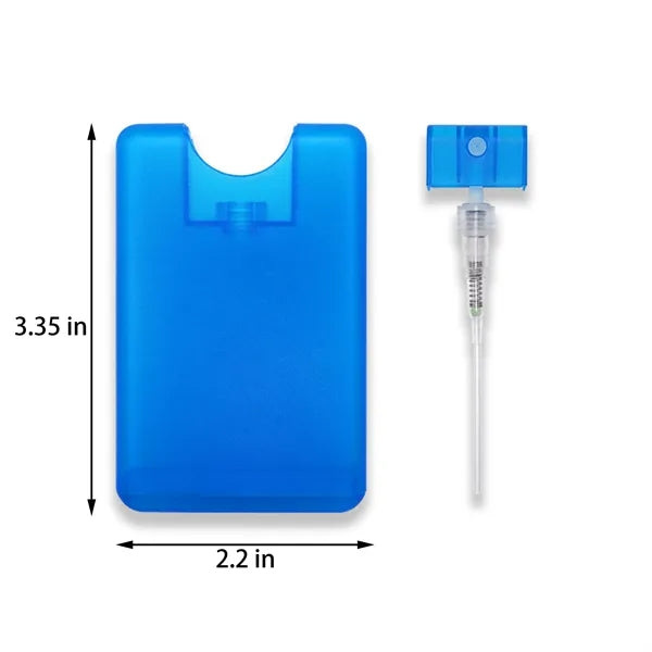Portable Travel Card Water Refill Spray Bottle