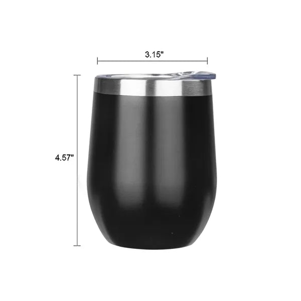 12 OZ Simple Stainless Steel Eggshell Insulated Bottle