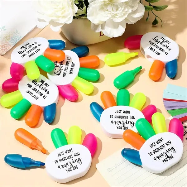 Hand-shaped Plastic Fluorescent Pen