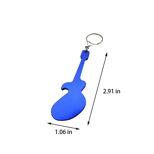 Aluminum Alloy Guitar Shape Bottle Opener