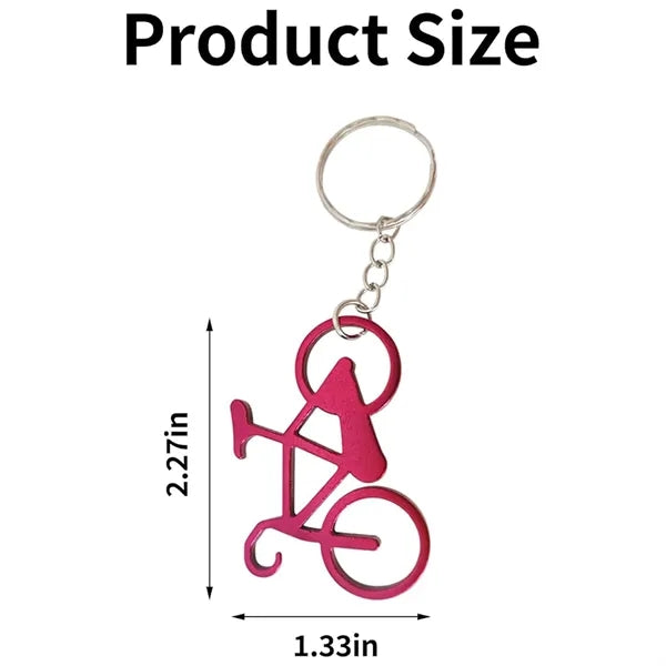 Aluminum Alloy Bicycle Shape Bottle Opener