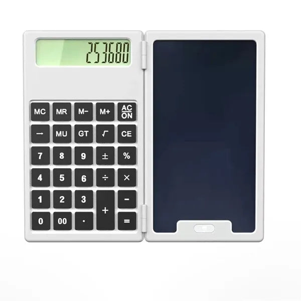 Mini Calculator with Writing Tablet