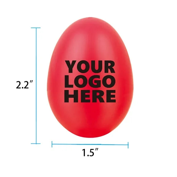 Vibrant Plastic Musical Egg Shakers