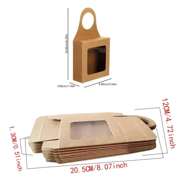 Small Hanging Wine Bottle Gift Boxes with Window