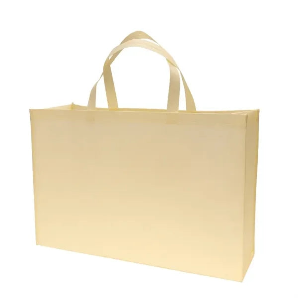 RPET Laminated Matte Shopper Tote