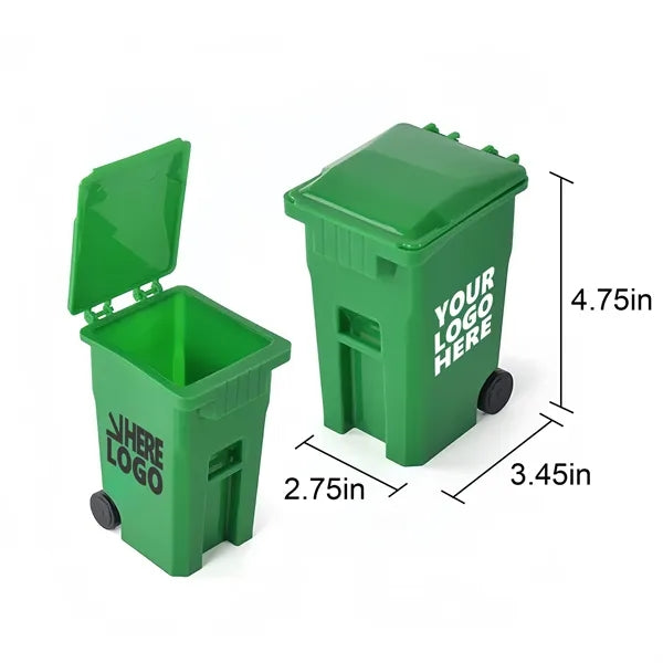 Mini Garbage Trash Bin Pen Holder