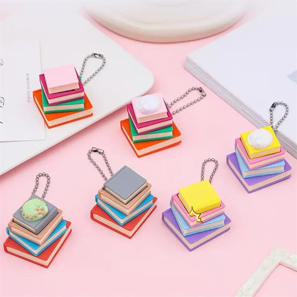 Book Click Fidget Keychain Stress Relief