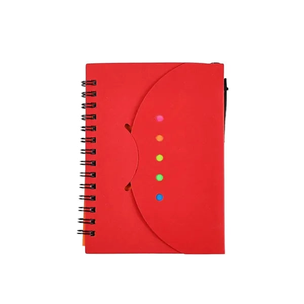 Memo Notebook with Pen & Sticky Notes