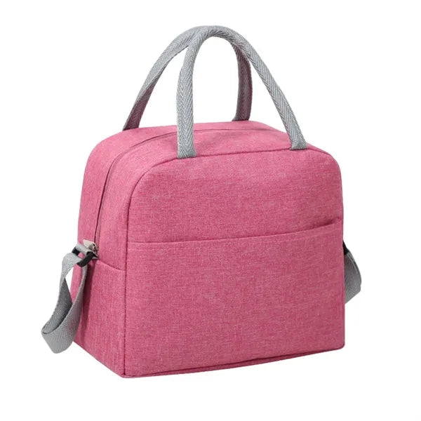 Cationic Insulated Lunch Bag with Shoulder Strap