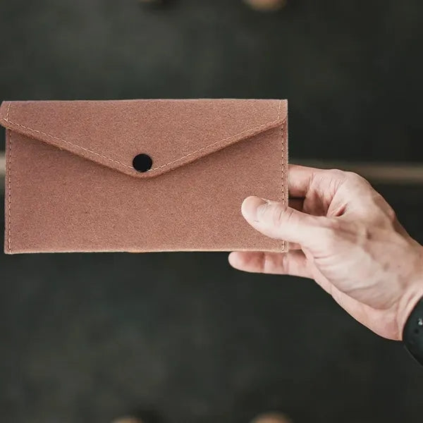 Eco-Friendly Felt Document Envelope Folder With Snap Closure