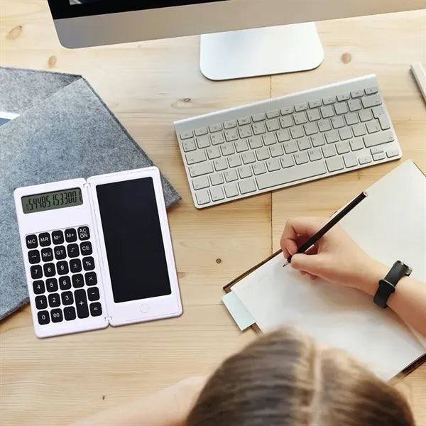 Dual Function Calculator with LCD Writing Pad