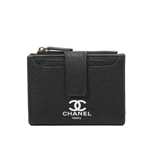 Compact Wallet and Card Holder for Women with Zipper Coin Po