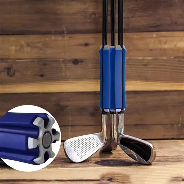 Portable Standing Golf Club Holder for Secure Retention