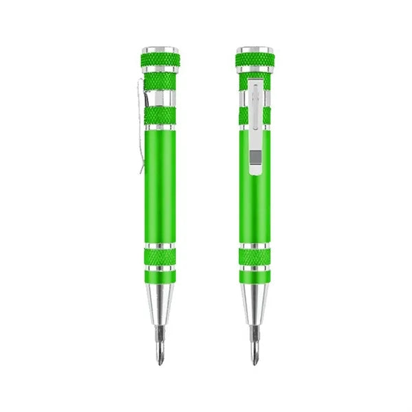 8 IN 1 Pocket Pal Aluminum Tool Pen