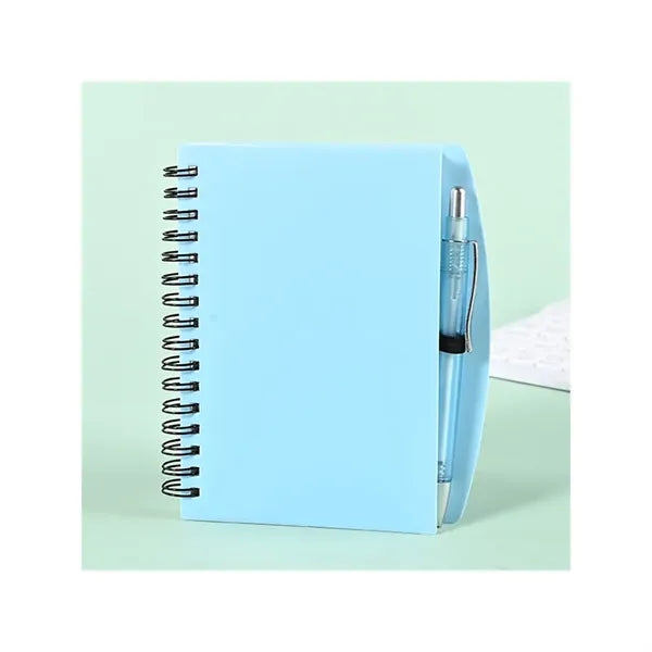 Spiral Notebook with Pen Memo Pad for School Office Travel