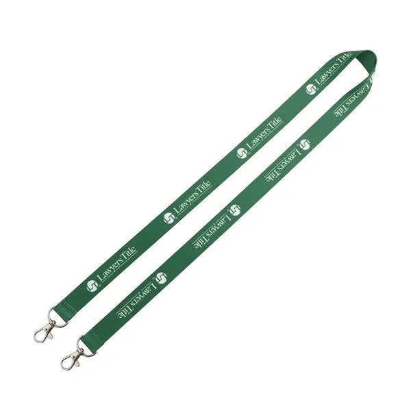 3/4" Dye Sublimated Double Ended Lanyard