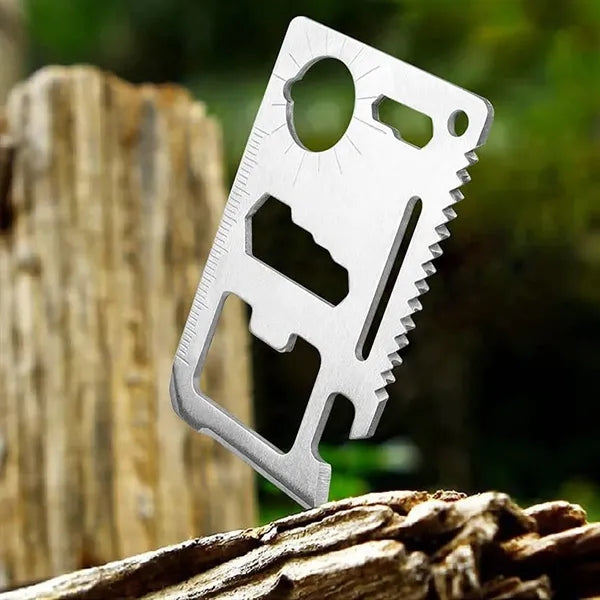 Stainless Steel Credit Card Survival Multi Tool