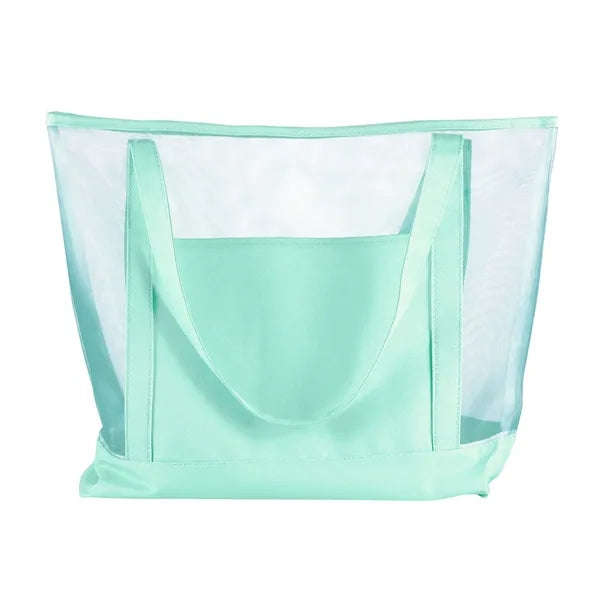 Lauderdale Mesh Beach Bag (2 Color Imprint)