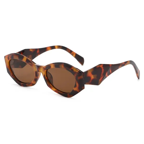 Vintage Oval UV Protected Cat Eye Sunglasses