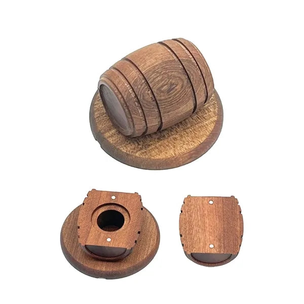 Wooden Barrel Whiskey Smoker