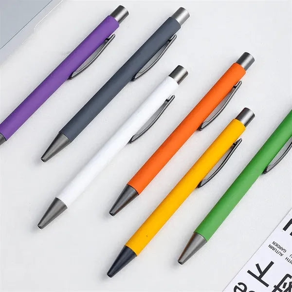 Logo Metal Ballpoint Pens Sports Style Business Offic