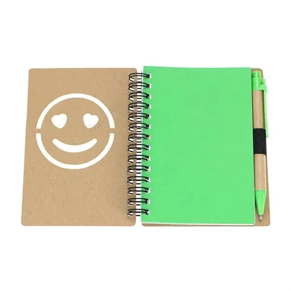 Die Cut Notebook With Pen