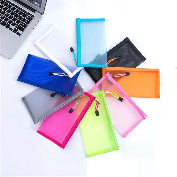 A6 Zipper Mesh Pouches