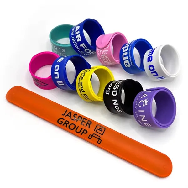 Silicone Slap Bracelet Wristband Band