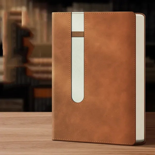 Premium Soft-Touch Leather Notebook With Pen Loop