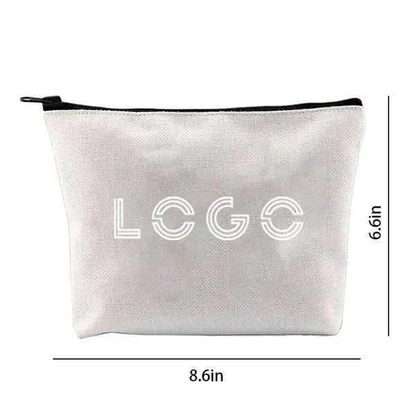 Canvas Zipper Top Tote Bag