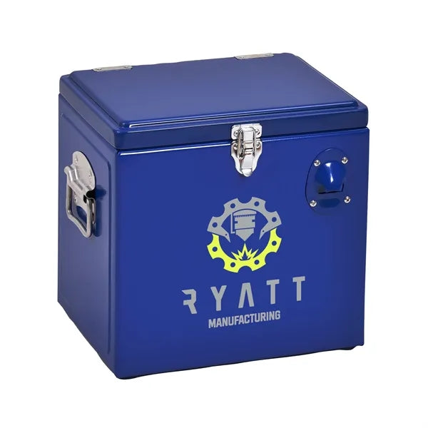 Metal Party Cooler, Front Imprint