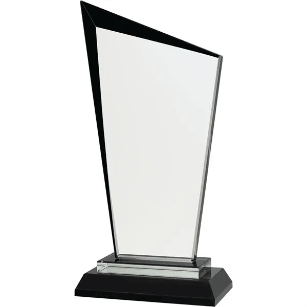 8" Black Razor Glass Award