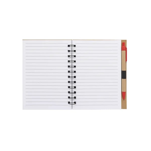 Paper Notebook with Die Cut Heart Shape