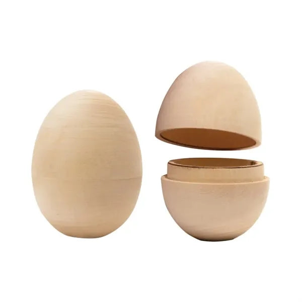 Wooden Easter Egg Shell