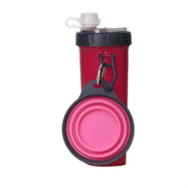 Pet Feeding and Watering Bowl Bottle Set